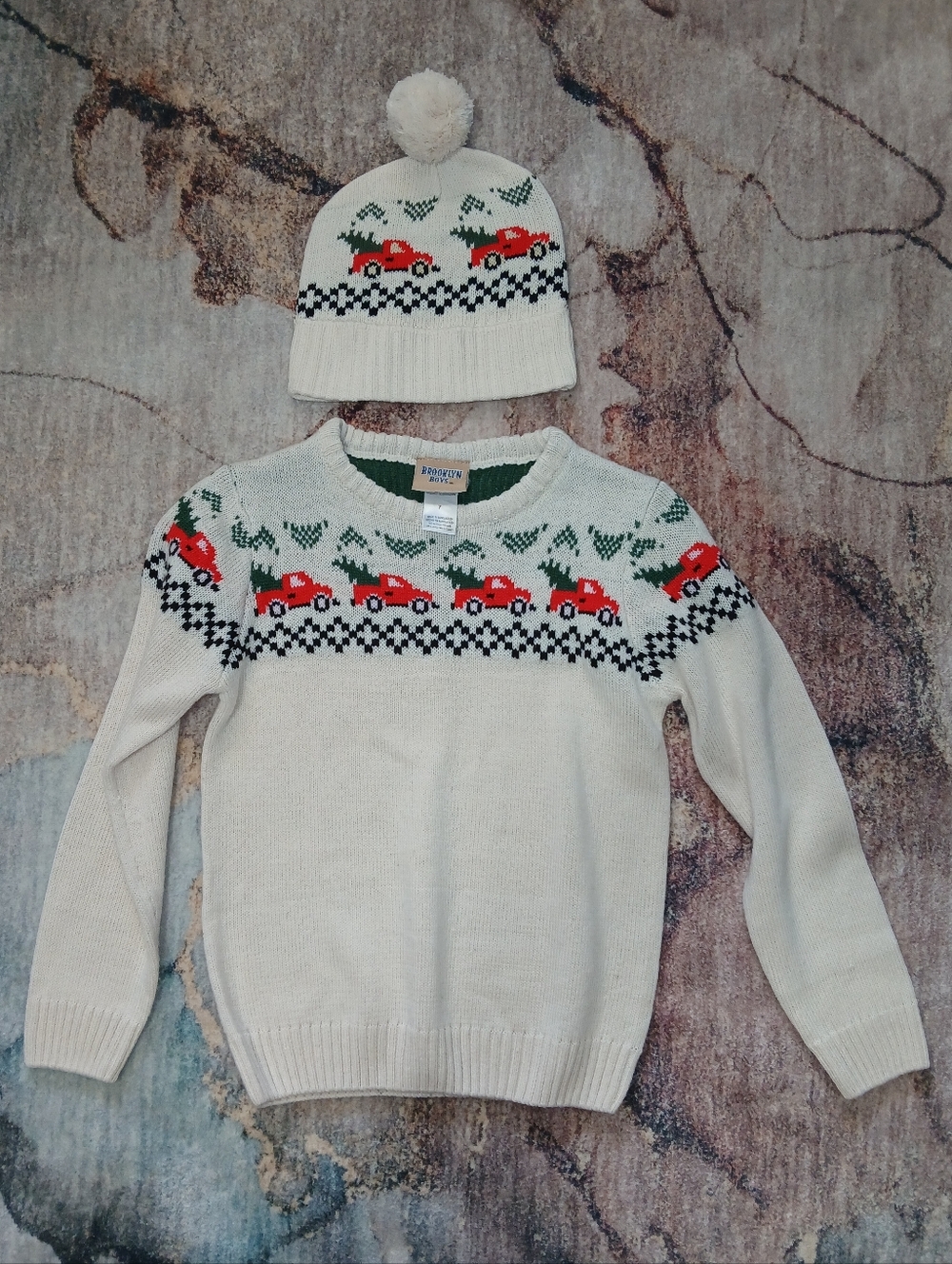 Boy's Hat & Sweater Set